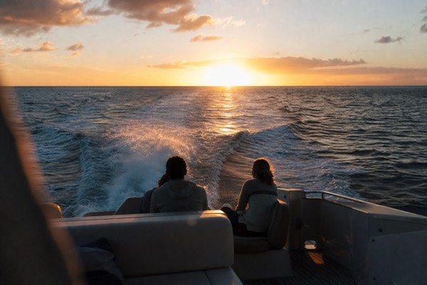 Luxury Powerboat Sunset Cruise, Max Six Guests